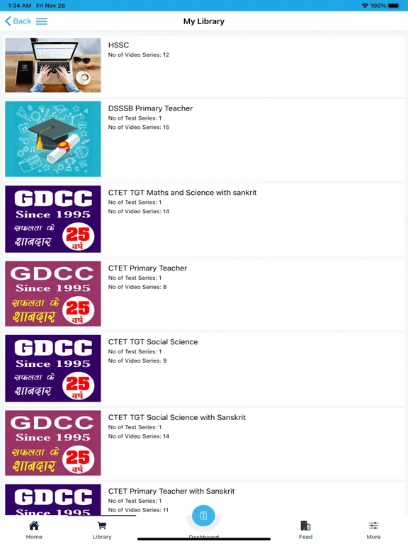 GDCC Online Classes iPad Screenshots